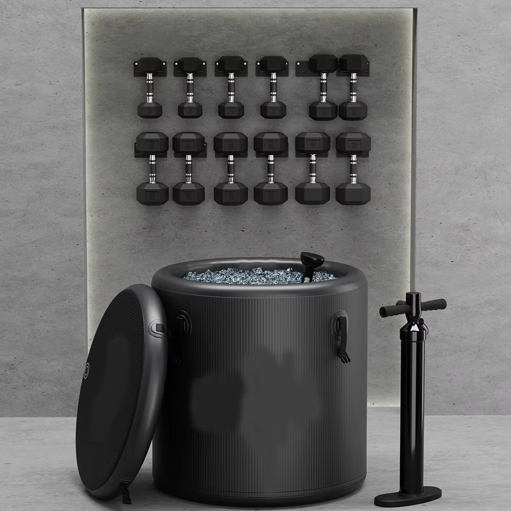 Pro Elite Recovery 90Cm Ice Pod Ice Bath Therapy Inflatable DWF Cold Plunge Tub for 03Hp Water Chiller for Athletes