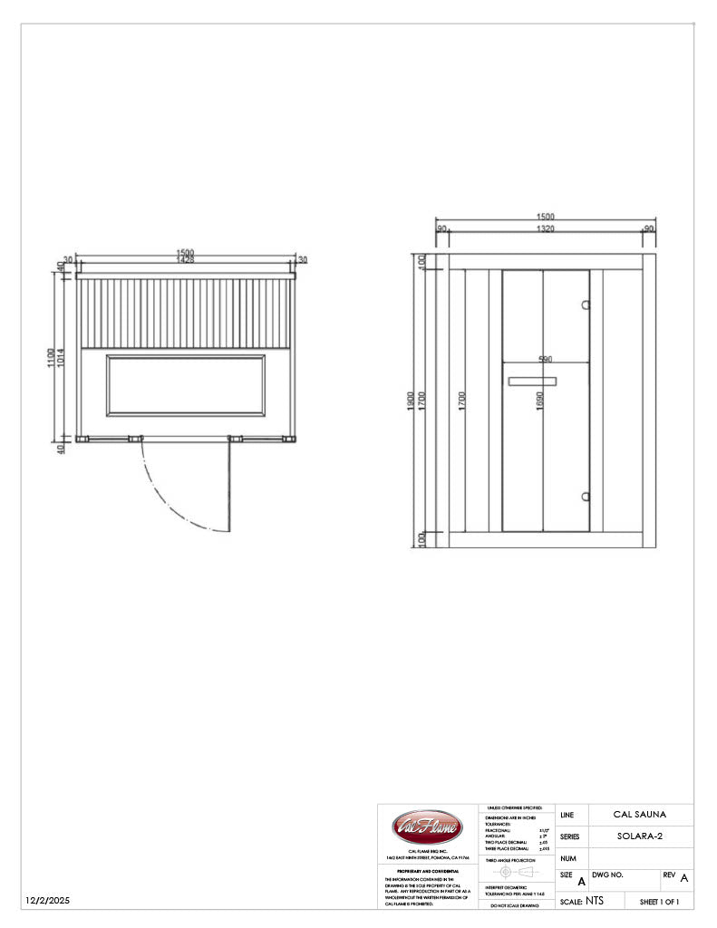 Solara-2 2 Person Infrared Sauna