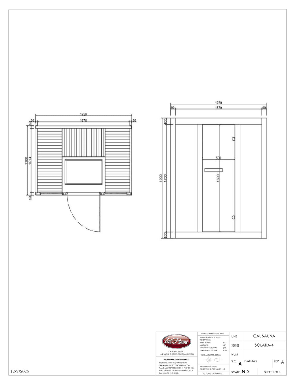 Solara-4 4 Person Infrared Sauna