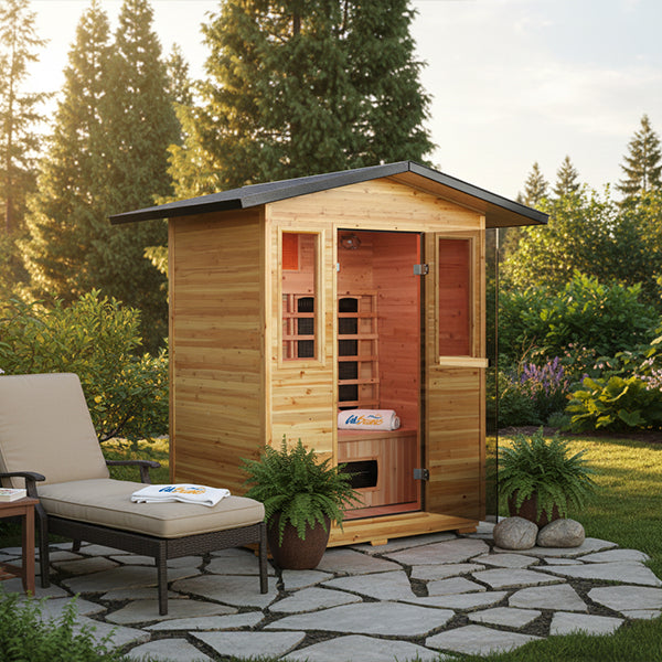 Solara-Outdoor 3 Person Infrared Sauna