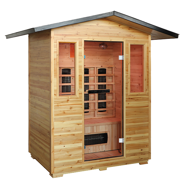 Solara-Outdoor 3 Person Infrared Sauna
