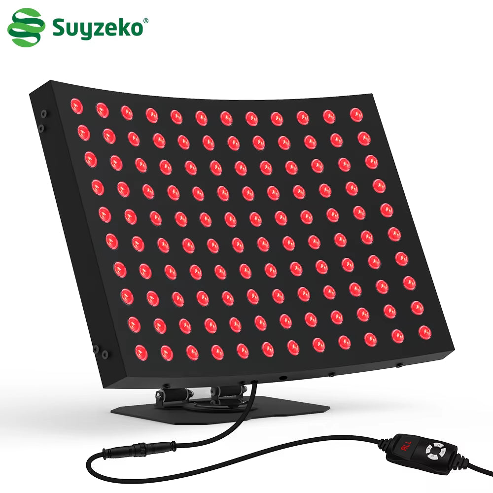 Red Light Therapy Panel Full Body 850Nm Infrared LED Device with Stand 120W High Power Lamp for Skin Beauty Home Care